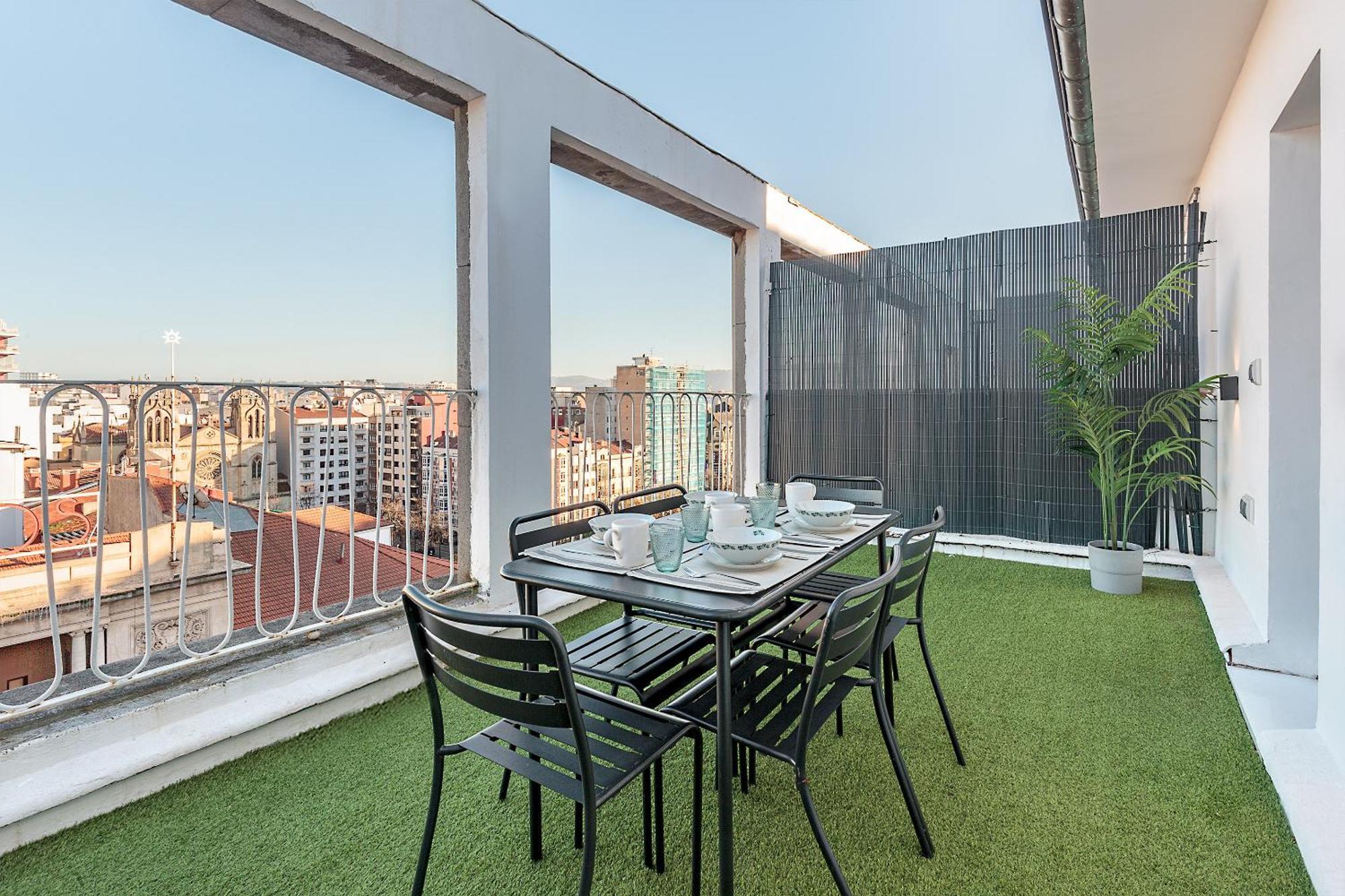 Genteel Home Jovellanos Terrace Gijón Esterno foto